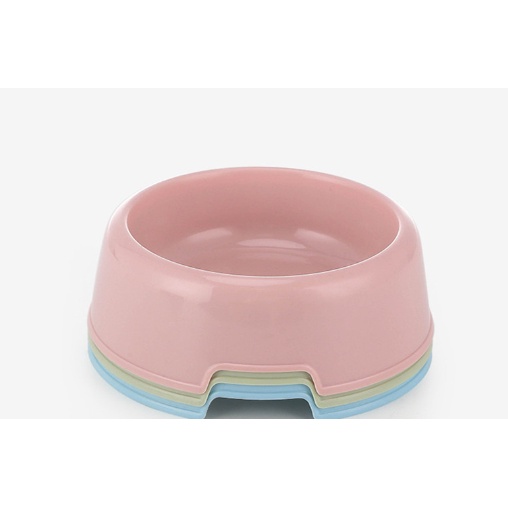 (Dụng cụ cho chó mèo ăn) chén (bát) ăn cho chó mèo bằng nhựa nhiều màu cho khách yêu chọn lựa.