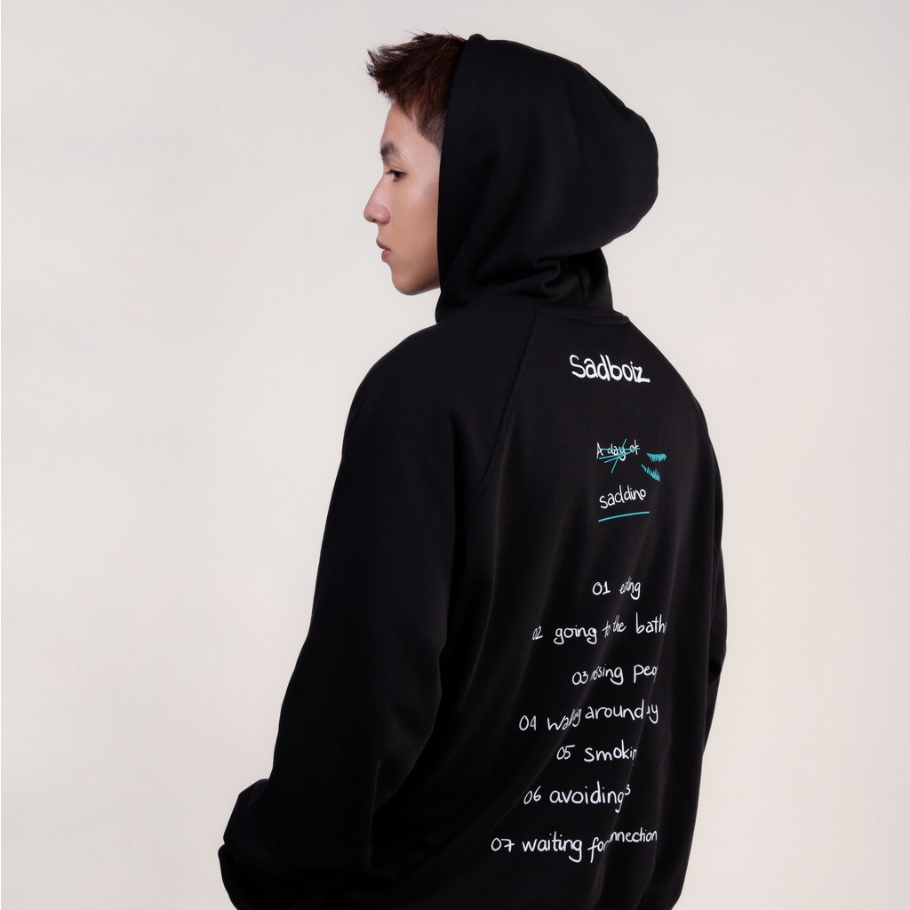 Áo hoodie SADBOIZ Saddino Black