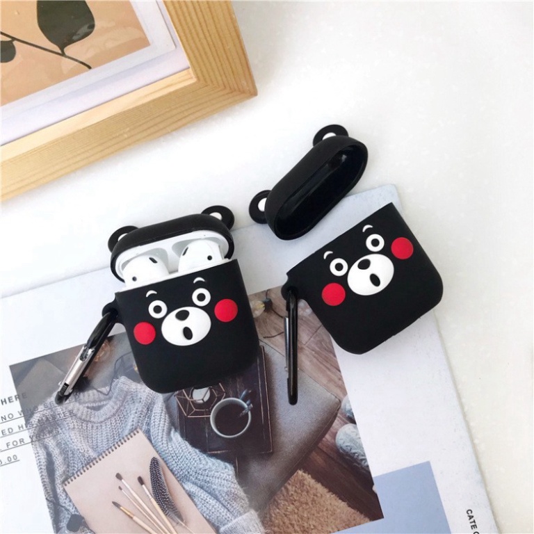 Case Tai Nghe Bluetooth i12, Inpods i12 Vỏ đen nhám