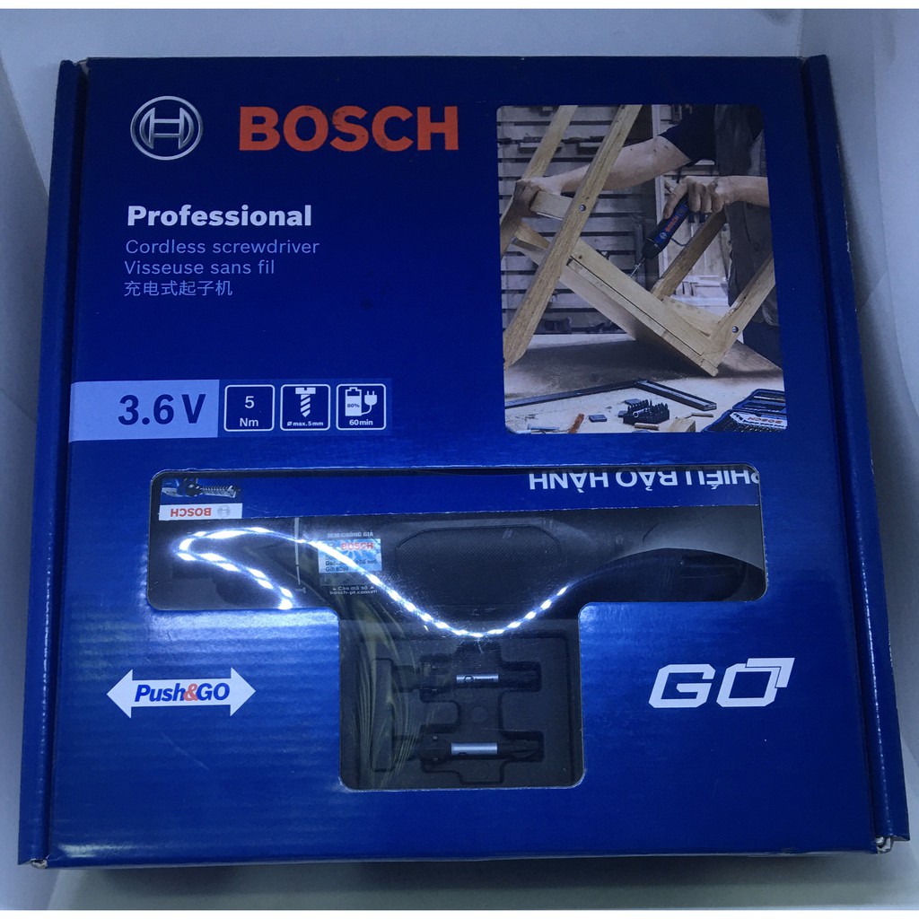 Máy vặn vít dùng pin BOSCH GO GEN 2