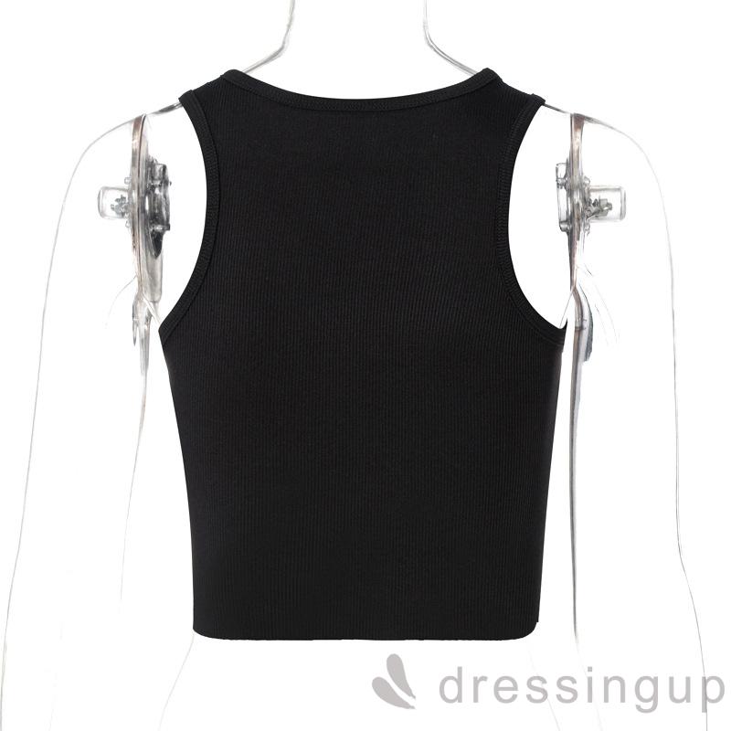 Áo Lửng Cổ Chữ U Không Tay Thời Trang Quyến Rũ Cho Nữ | BigBuy360 - bigbuy360.vn