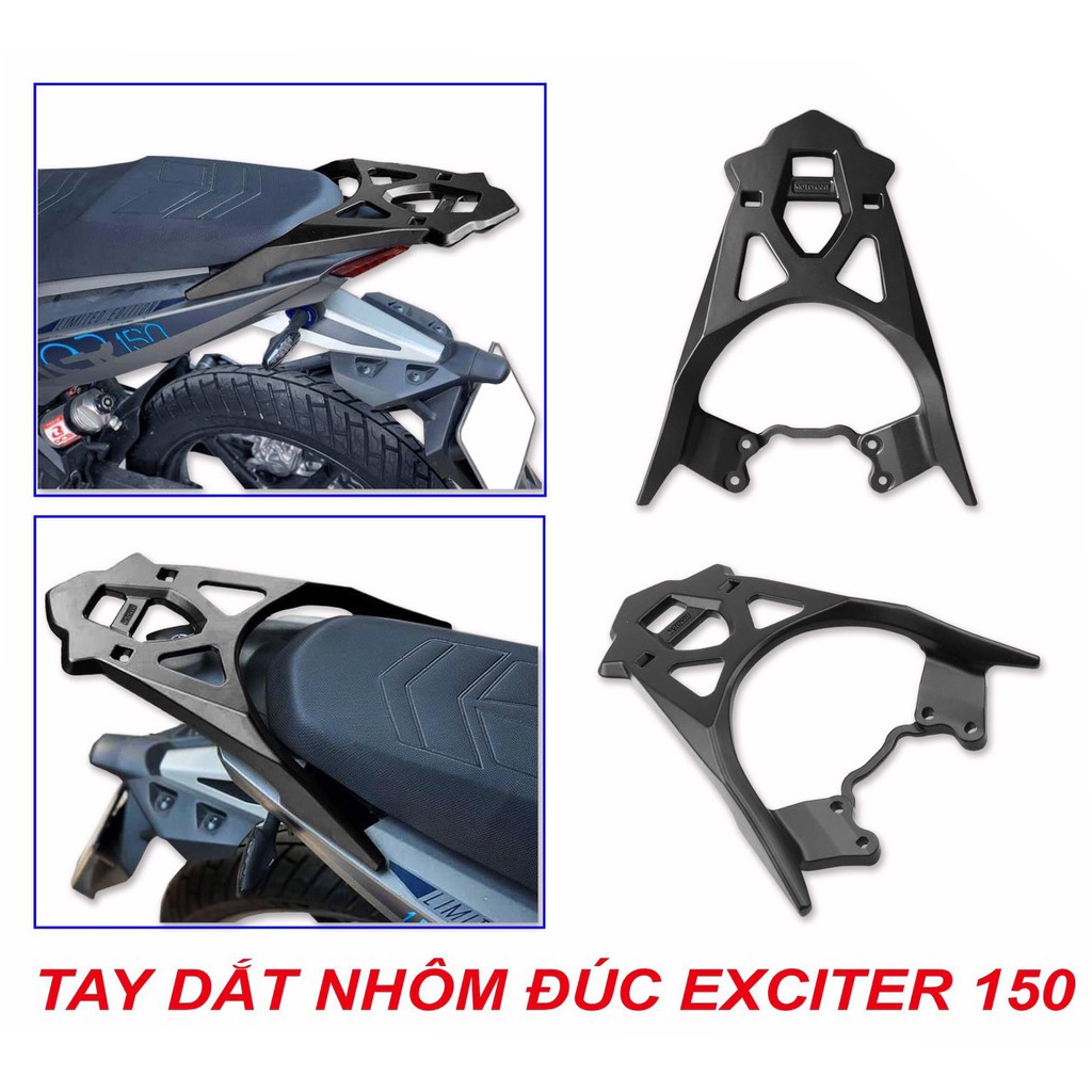 Cảng sau (tay dắt) nhôm CNC cao cấp cho xe Exciter 150