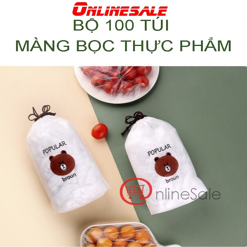 [100c ] Màng bọc thực phẩm co giãn tái sử dụng có chun bọc đồ ăn rất nhanh khắc phục nhược điểm của các màng bọc PE khác