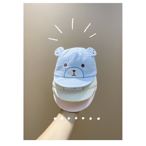 Mũ xô gấu sơ sinh