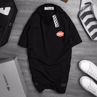 | Ảnh thật | Áo Off White Chữ Cam