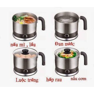Nồi nấu đa năng ecosun bm-ec01 800w inox 304 - 1.2l