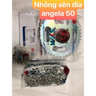 Nhông sên dĩa xe Angela 50cc [Chính hãng SYM]