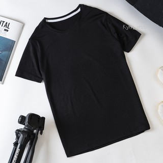 Áo thun cổ tròn lỗ kim thời trang nam Mã KA10, phom 40-75kg.