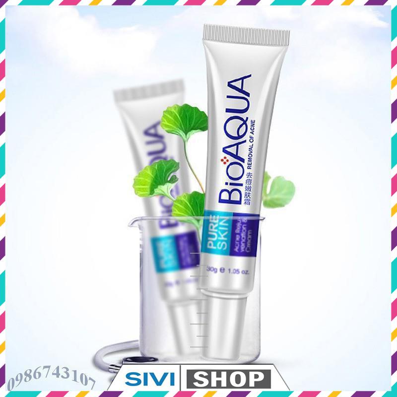 Kem mụn trứng cá Pure Skin Bioaqua