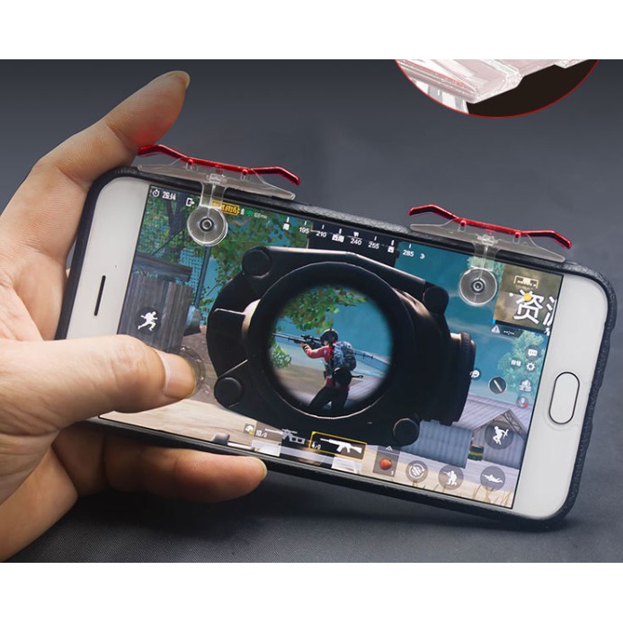 Nút hỗ trợ bắn PUBG/ RUL cao cấp E9 trong suốt-Bắn tạch tạch sướng lắm