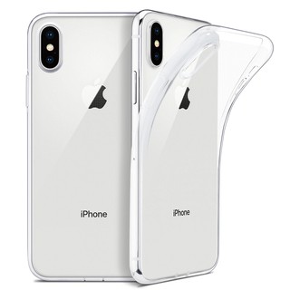 Ốp lưng silicon dẻo trong suốt mỏng 0.6mm cho iPhone X / iPhone Xs hiệu Ultra Thin - Hàng chính hãng