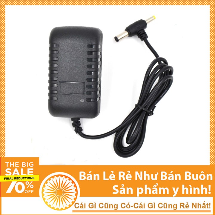 Nguồn Adapter 9V 2A Jack Hai Đầu DC 5.5x2.1mm và 4.0x1.7mm