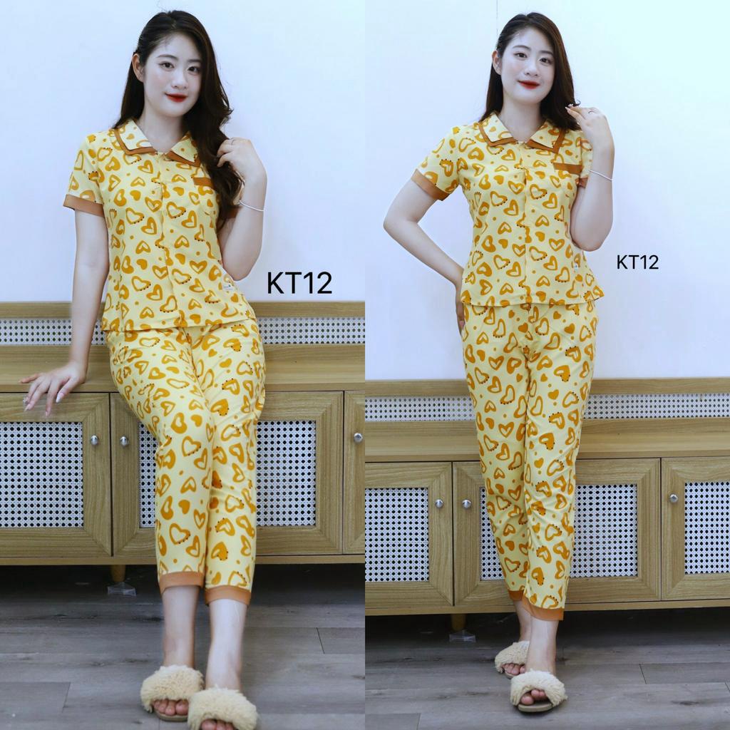 Đồ bộ mặc nhà kate thái, đồ bộ nữ mặc mát không nhăn