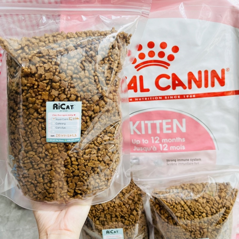 Thức Ăn Hạt Theo Yêu Cầu Cho Mèo | CATSRANG | CATS EYE | CATS ON | ROYAL CANIN KITTEN, FIT, INDOOR - Túi zip 1kg