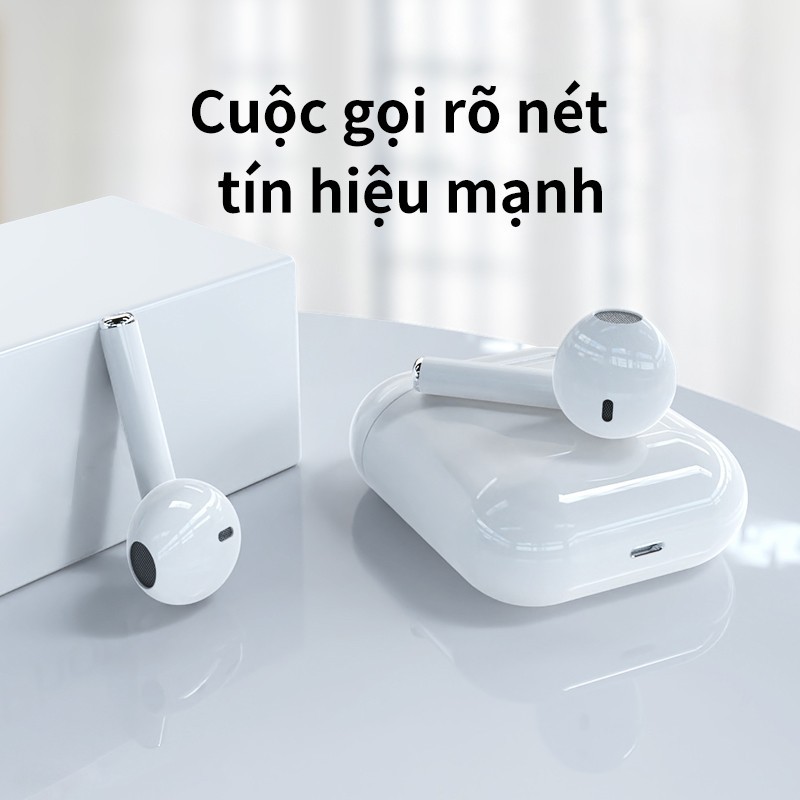 Tai Nghe Bluetooth Không Dây Nhét Tai i12 Cho Điện Thoại IOS Và Android - QMY