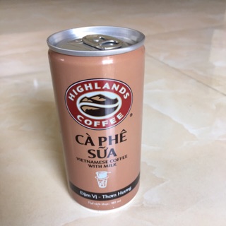 cà phê sữa higland 185ml