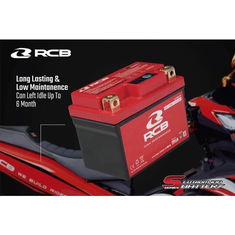 Bình pin Điện RCB Lithium gắn cho các loại xe  chính hãng