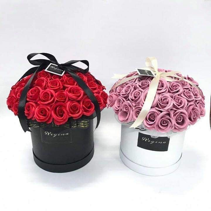 Hộp tròn Hoa Sáp