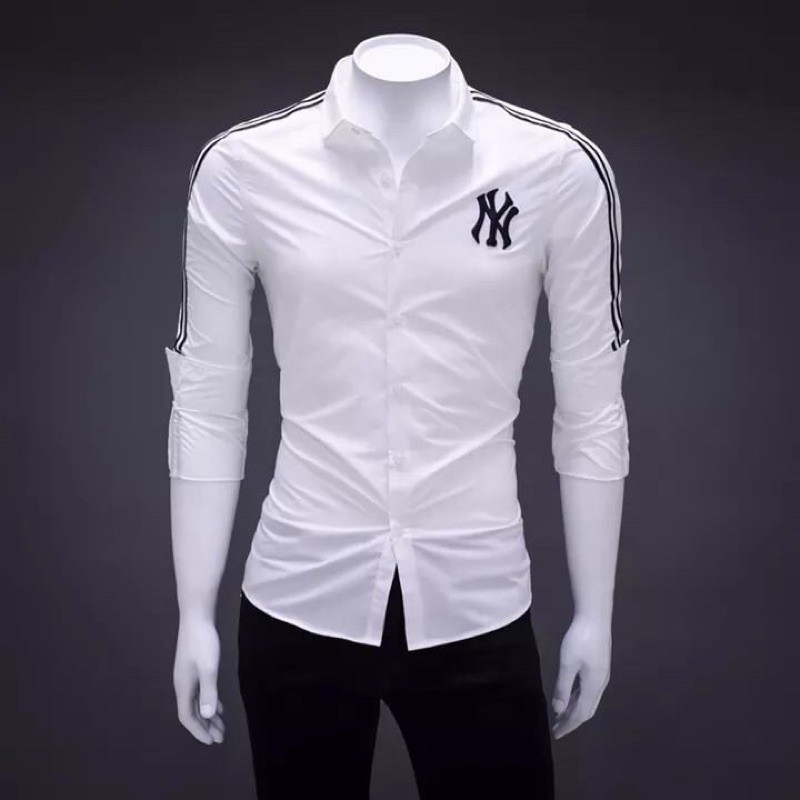 Sơmi nam thêu NY siêu hot