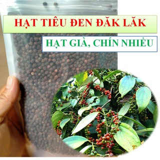 500Gr Tiêu đen khô - Hạt tiêu Đăk Lăk nhà trồng già chín đều