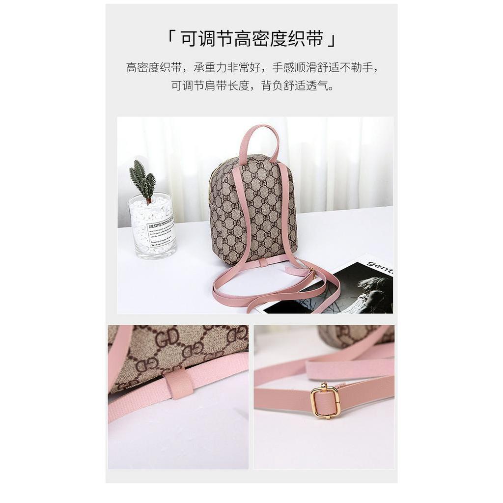 Ba Lô Đeo Vai JASMIN NOIR Bằng Canvas in Họa Tiết Thời Trang Cho Nữ