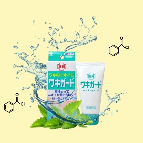 [CHÍNH HÃNG] Lăn Gel Kobayashi Khử Mùi Hôi Vùng Nách Waki Guard 50g Nhật Bản - Wincy Mart