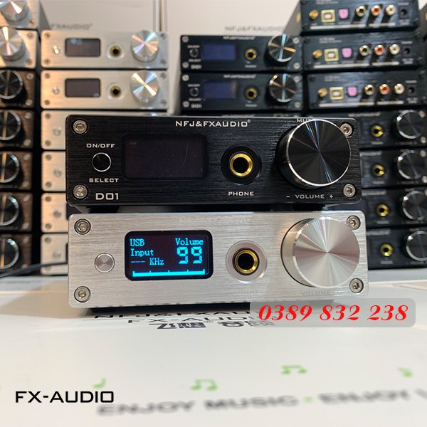 Giải Mã DAC D01- Thông số tuyệt vời - 32bit/768Khz - DSD 512