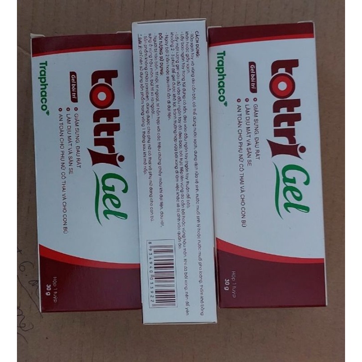 Gel bôi trĩ TOTTRI GEL - Tube 30g