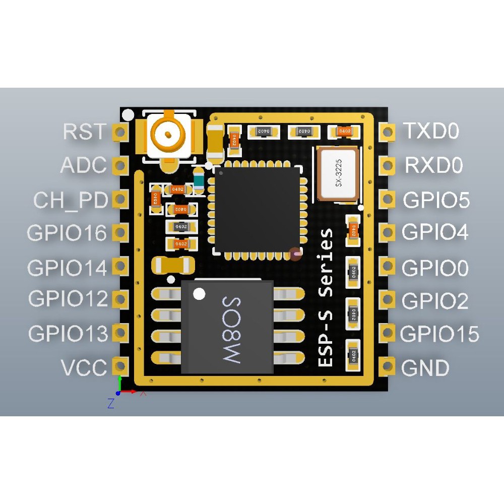 Mô Hình Esp-07S (Esp-07 Updation) Esp8266