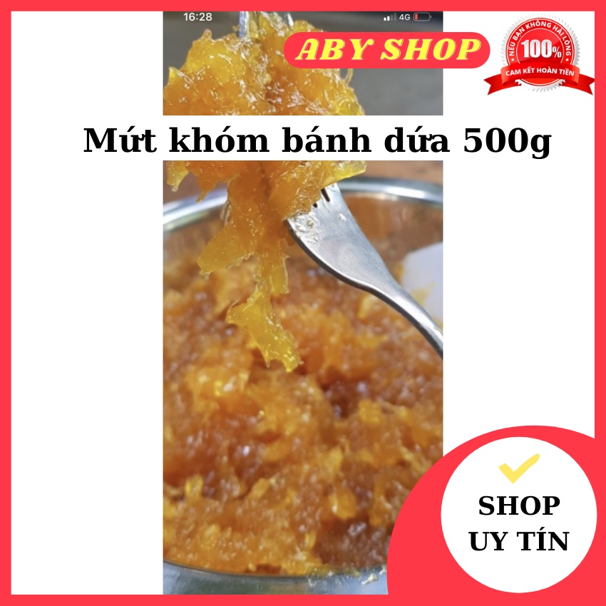 Mứt khóm bánh dứa 1kg ⚡ GIÁ TỐT NHẤT ⚡ mứt thơm chuyên dụng làm bánh dứa và các loại nhân bánh khác