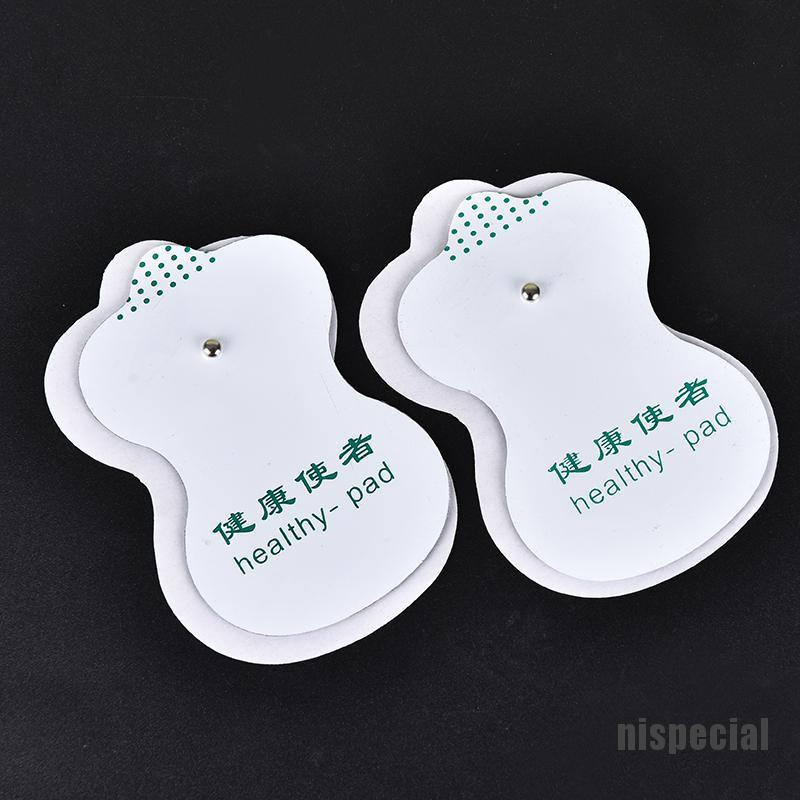 [nis-beauty] 10pcs white electrode patch pads for digital therapy machine massager tools