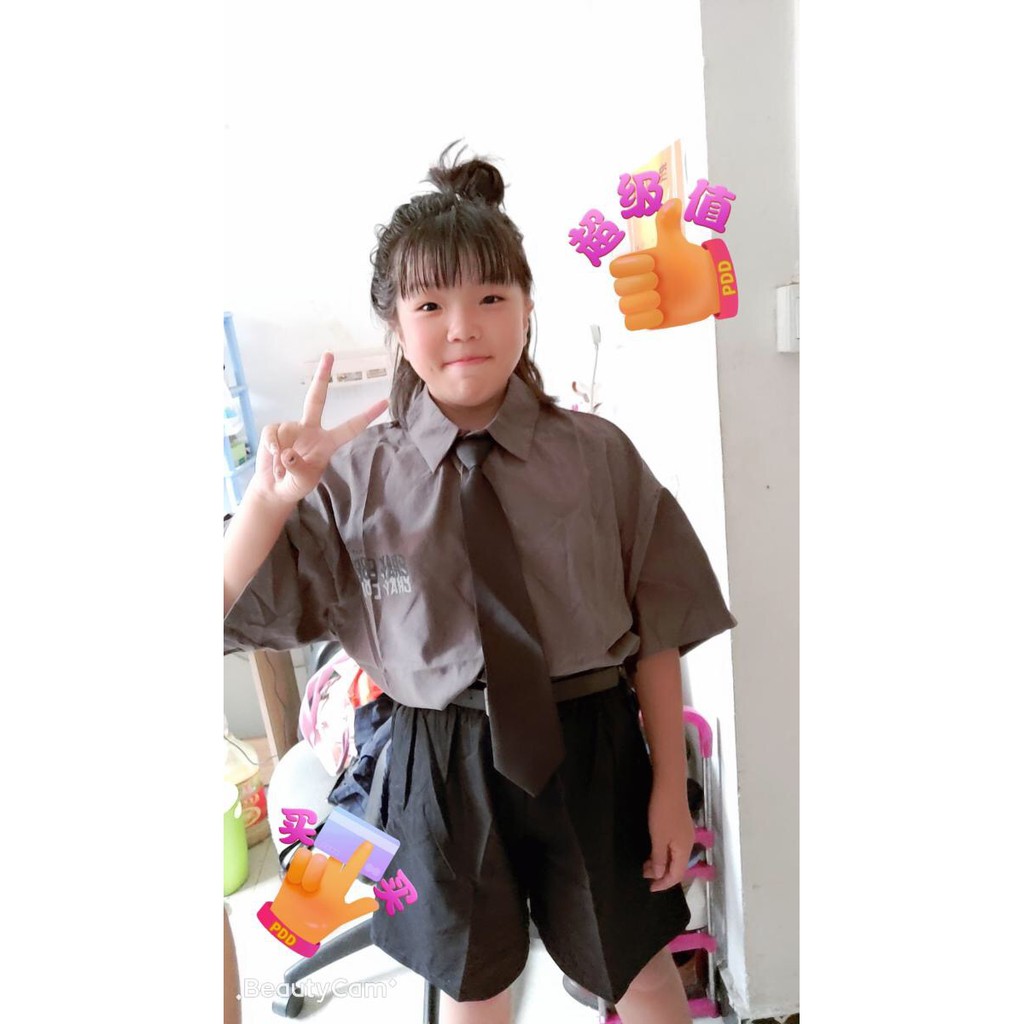 ♥️Set Bộ Học Sinh 4 món2 màu Size S->XL Đồng phục,đồ đôi
