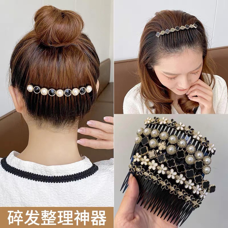 Xược Cài Tóc Đính Hạt Cỡ Lớn, Xược Tạo Kiểu Tóc Phong Cách Hàn
