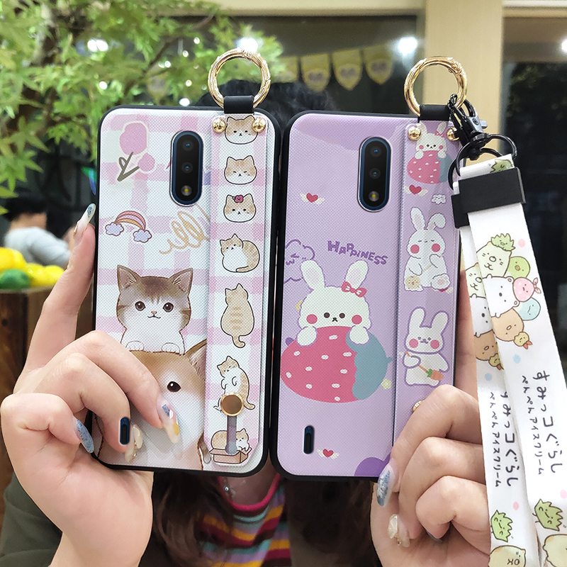 Durable Cartoon Phone Case For Nokia C2 Tava Anti-knock Fashion Design Soft Case For Woman Glitter Luxury Soft