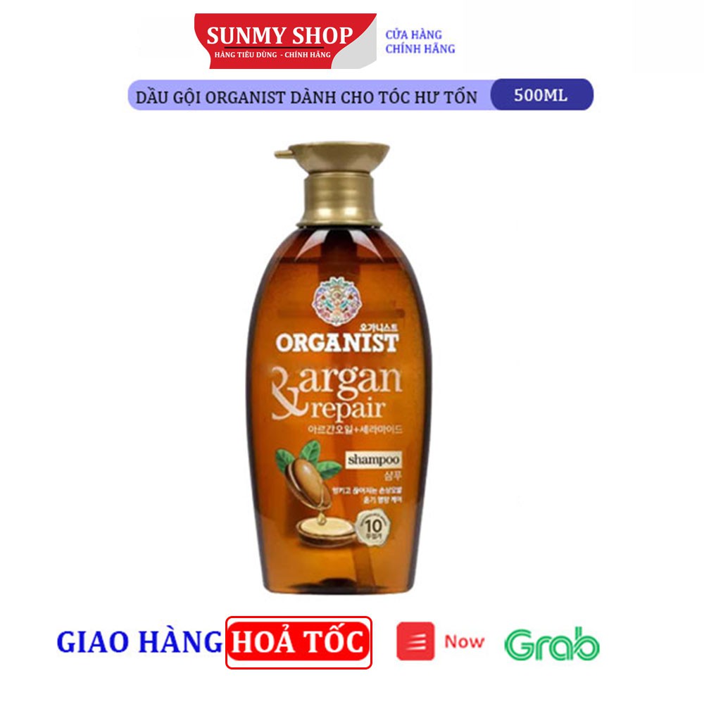 Dầu gội Organist Tinh dầu Morocco Argan 500ml – Dành Cho Tóc Hư Tổn