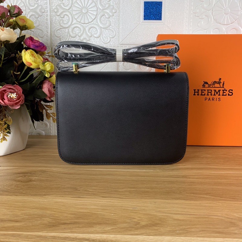 Túi xách Hermes constance màu đen size 23cm