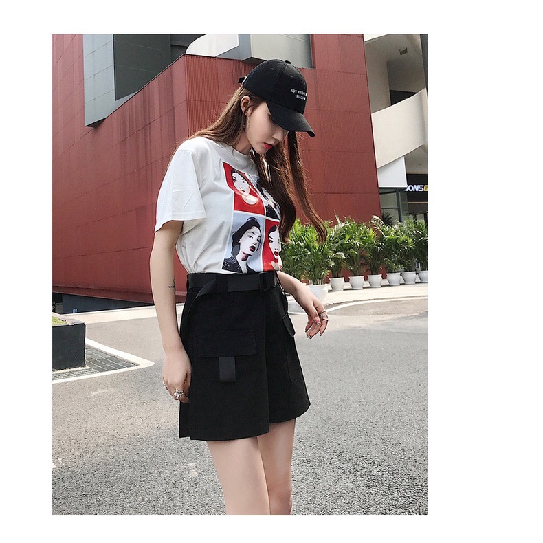 Quần short SuzaHouse kaki Túi Hộp unisex style nam nữ chất dày form rộng, quần sooc nam nữ đen basic