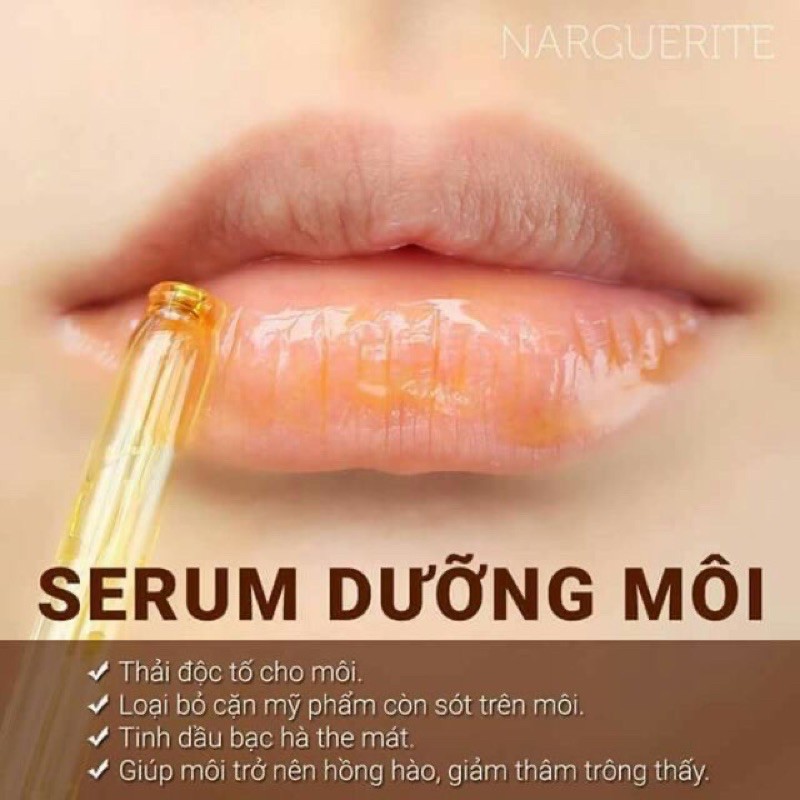 SERUM DƯỠNG MÔI MỀM MỊN, GIẢM THÂM MÔI NARGUERITE