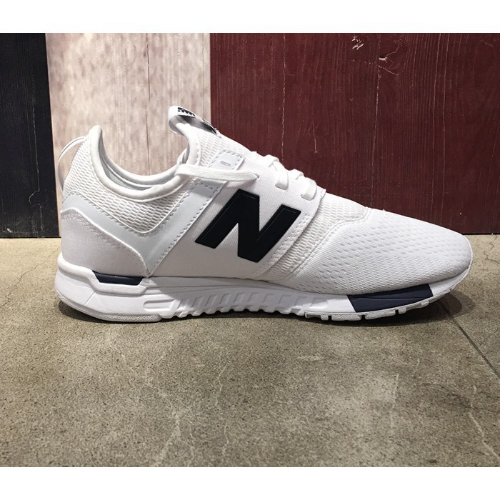 【Bắn thật】New Balance 247 chạy bộ màu đen trắng lưới Panda Giới hạn MRL247WG