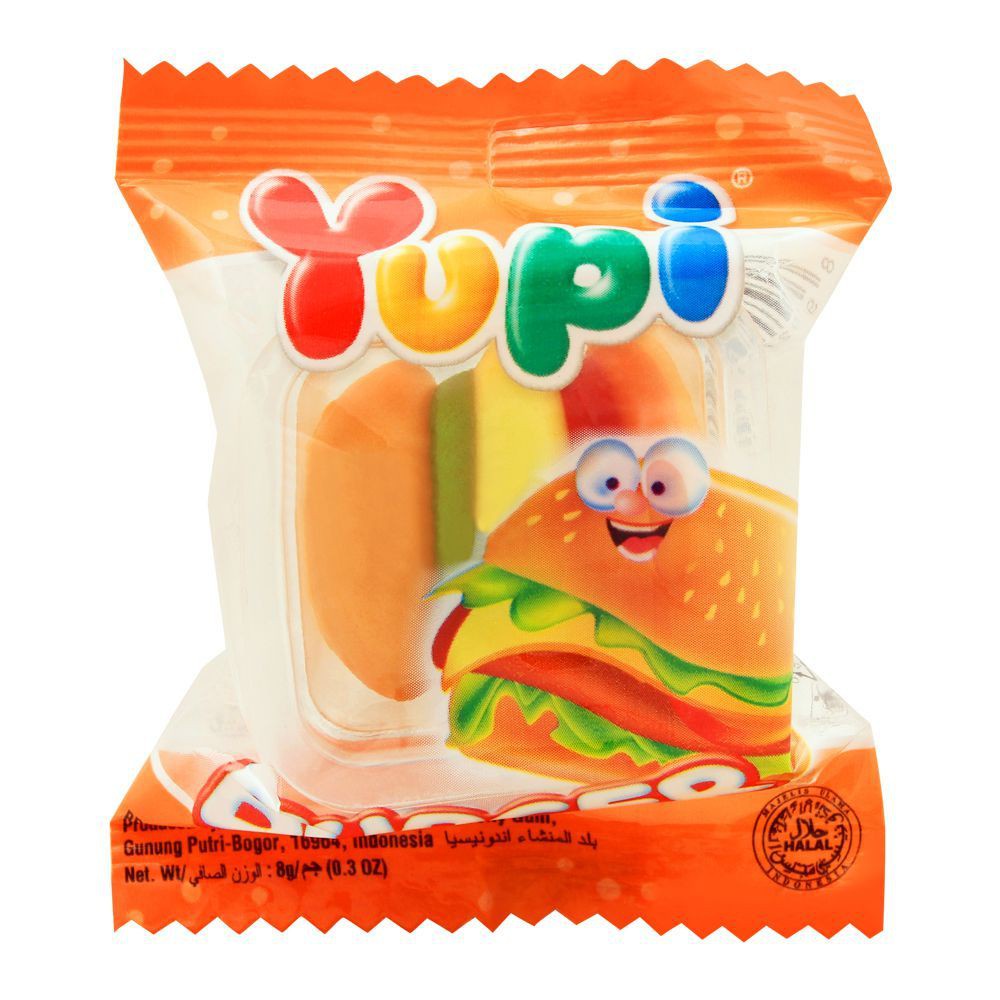 VỈ 50 gói kẹo dẻo Yupi Hamburger