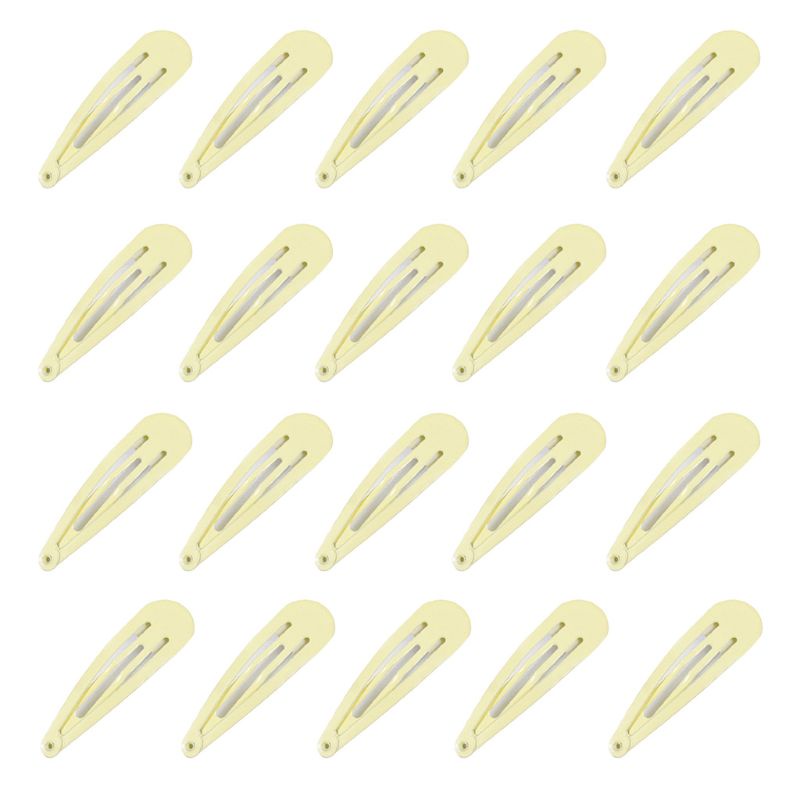 Set 20 Kẹp Tóc 5cm Màu Sắc Xinh Xắn Cho Bé Gái