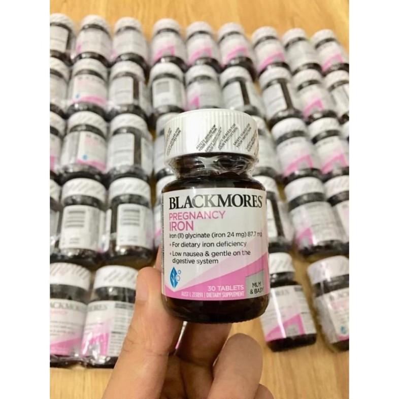 Blackmores bầu sắt hộp 30 viên của Úc (Lọ)