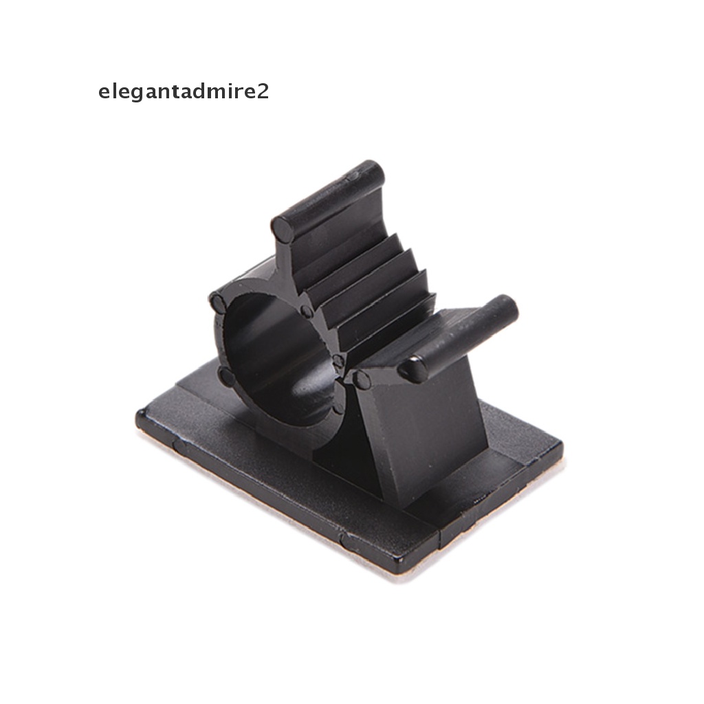 Bộ 10 Kẹp Dây Cáp Bằng Nilon Màu Đen 13mm Có Thể Điều Chỉnh Tiện Dụng