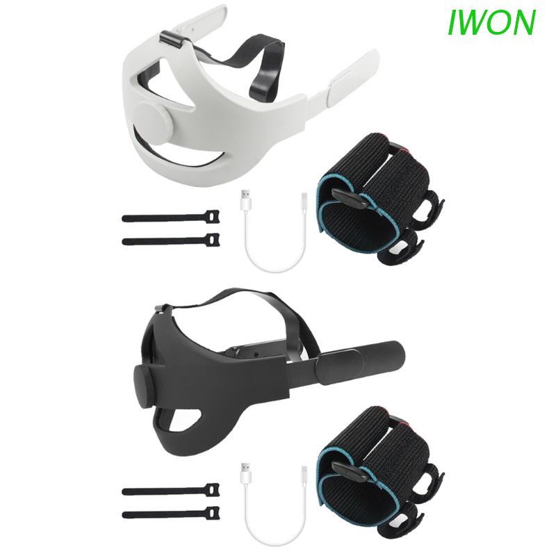 Mũ bảo hiểm có đệm đầu điều chỉnh được tương thích với Oculus Quest 2