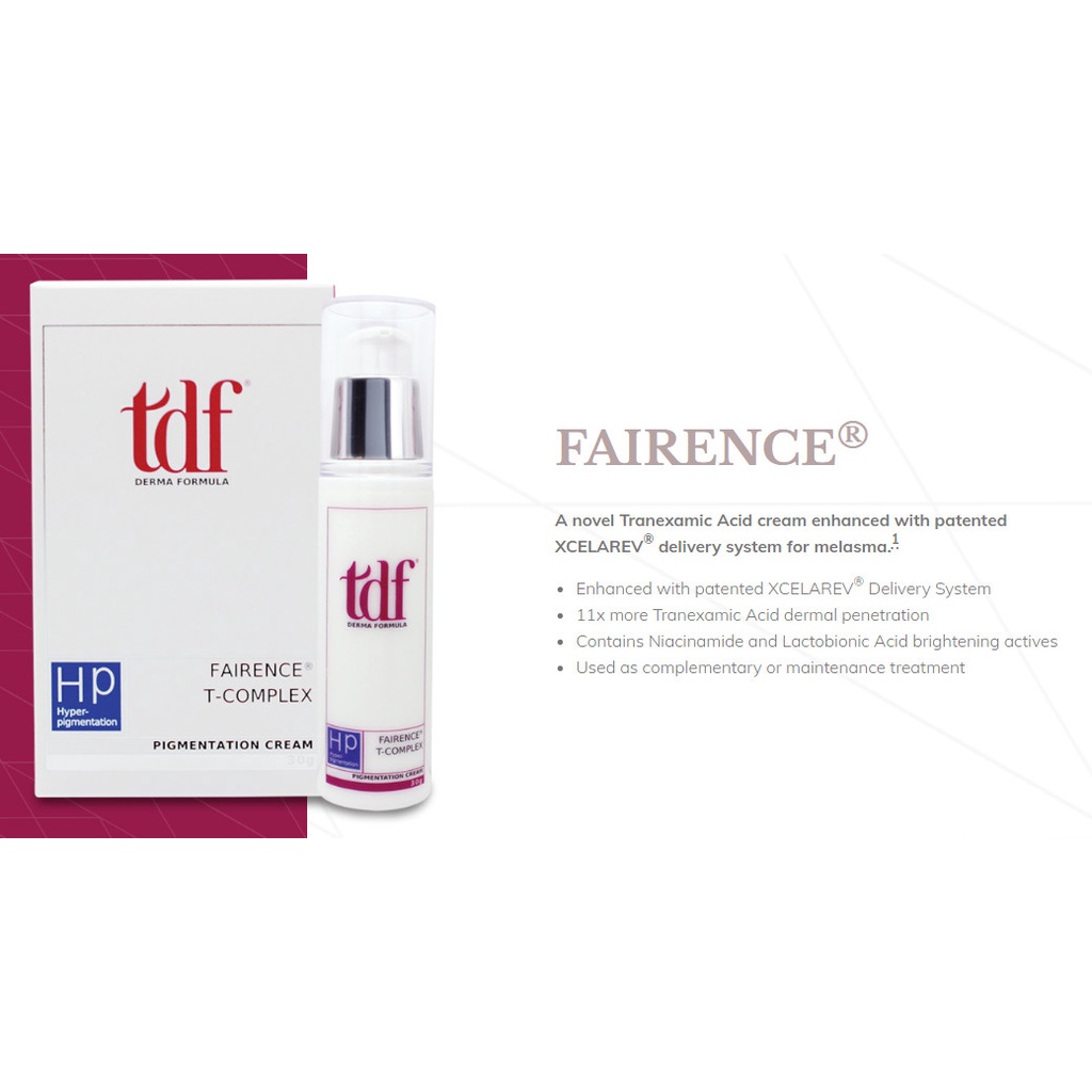 [CAO CẤP] TDF - Kem giảm nám, sáng da TDF Fairence T Complex 30g
