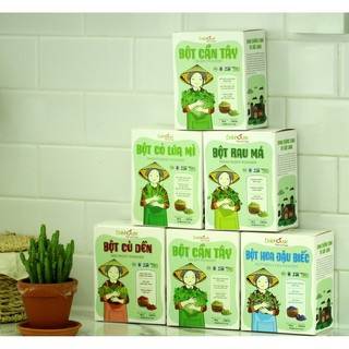 DALAHOUSE- Bột Rau Củ Sấy Lạnh hộp 60gr ( 20 túi x 3gr)