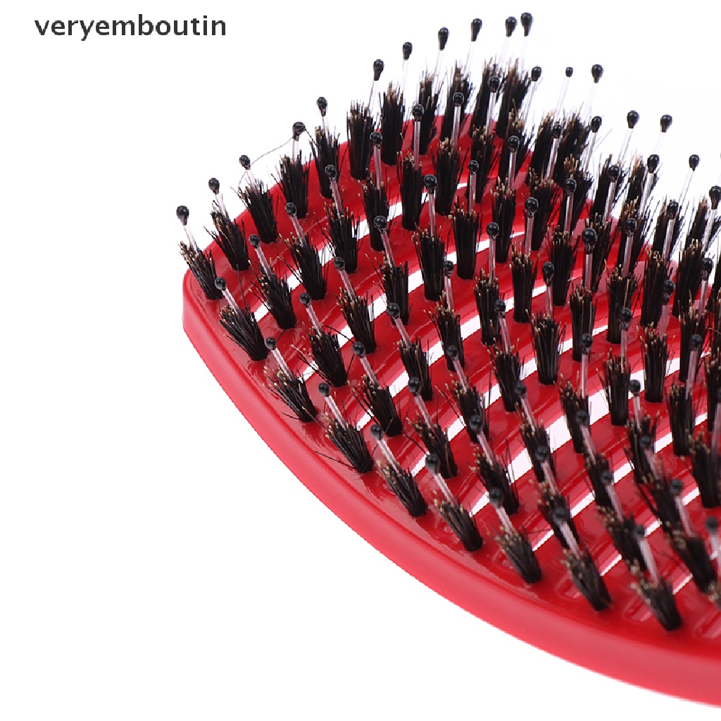 [Hàng mới về] Lược chải tóc mát xa da đầu chất liệu sợi chịu nhiệt dành cho nữ dùng trong salon