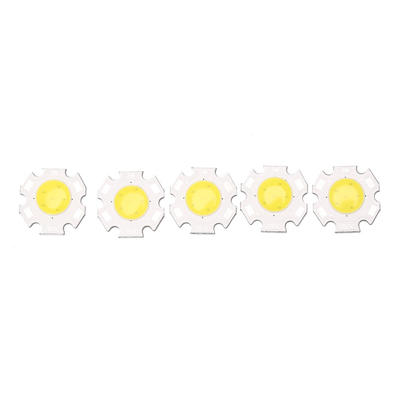 Set 5 Chip Đèn Led Cob 3w Dc9-10 Chuyên Dụng