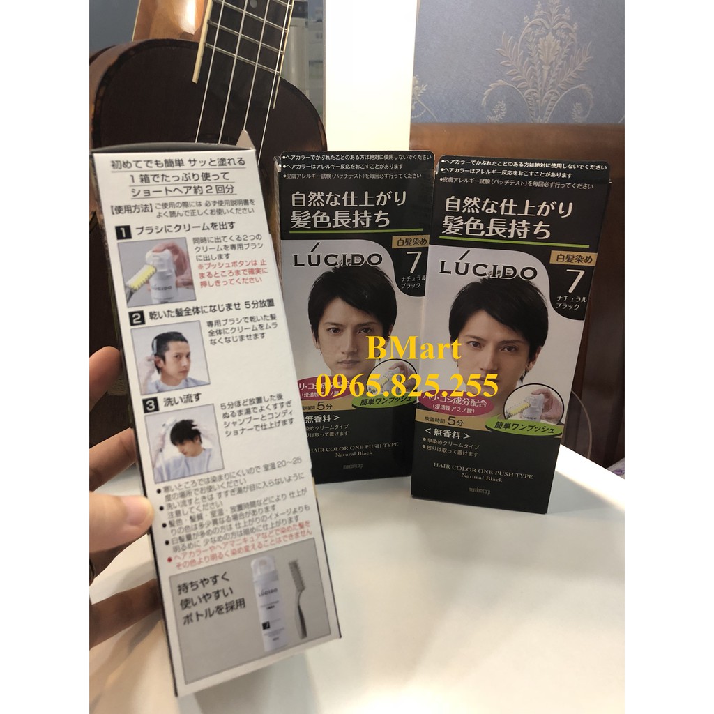 THUỐC NHUỘM TÓC LUCIDO ONE PUSH 7 [chính hãng, có bill] | BigBuy360 - bigbuy360.vn