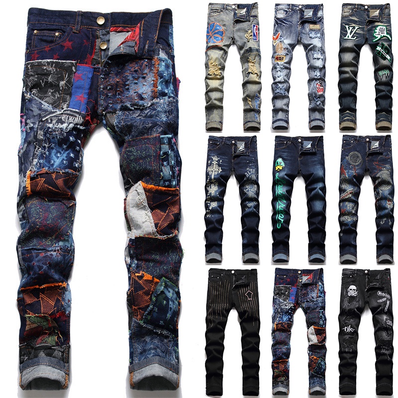 Quần jeans dài ống đứng thời trang dành cho nam